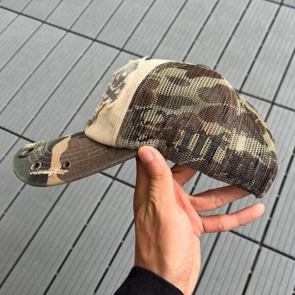 Japan Camo Trucker Hat – Vintage Core Vibe - Picture 2 of 4